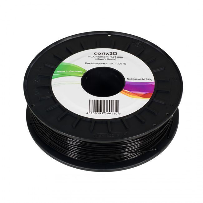 Corix3D Soft PLA Pro 1.75 mm, 750g schwarz